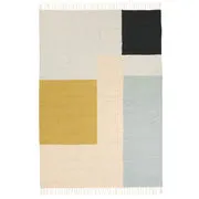 Tappeto Kelim Squares - / XL - 160 x 250 cm di  - Multicolore - Tessuto