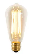 Lampadina LED filamenti E27 Squirrel Cage - / 3W (25W) - 240 lumen di  - Oro/Trasparente - Metallo/Vetro