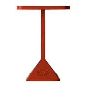 Tavolo rettangolare TNP - / 70 x 50 cm di  - Rosso - Metallo