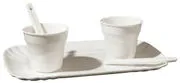 Servizio da caffè Estetico Quotidiano - / Per 2 persone di  - Bianco - Ceramica