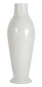 Vaso per fiori Miss Flower Power - Versione opaca di  - Bianco - Materiale plastico