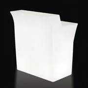 Bancone luminoso Jumbo LED RGB - / L 90 cm - Senza fili di  - Bianco - Materiale plastico