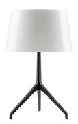 Lampada da tavolo Lumière XXL di  - Bianco/Nero - Metallo/Vetro