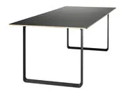 Tavolo rettangolare 70-70 - - L 170 cm di  - Nero - Metallo/Materiale plastico/Legno