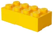 Scatola Lego® Brick - / 8 bottoncini - Impilabile di ROOM COPENHAGEN - Giallo - Materiale plastico
