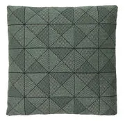 Cuscino Tile / 50 x 50 cm -  - Verde/Nero - Tessuto