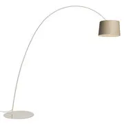 Lampada a stelo Twiggy Elle Wood - / LED - My Light Bluetooth - Acero / H 232 a 251 cm / Prof. 260 cm di  - Legno naturale - Legno