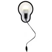Applique Sticky Lamps - adesiva di  - Nero/Trasparente - Materiale plastico