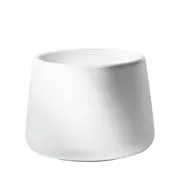 Vaso per fiori Tubby 2 - Ø 60 cm di  - Bianco - Materiale plastico