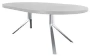 Tavolo con prolunga Oops - Estensibile di  - Bianco - Metallo/Legno