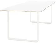 Tavolo rettangolare 70-70 - - L 225 cm di  - Bianco - Metallo/Materiale plastico/Legno