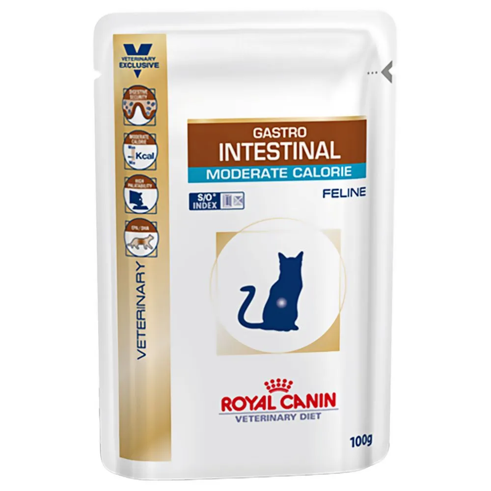 Royal Canin Intestinal Moderate Calorie Veterinary Diet - 12 x 100 g