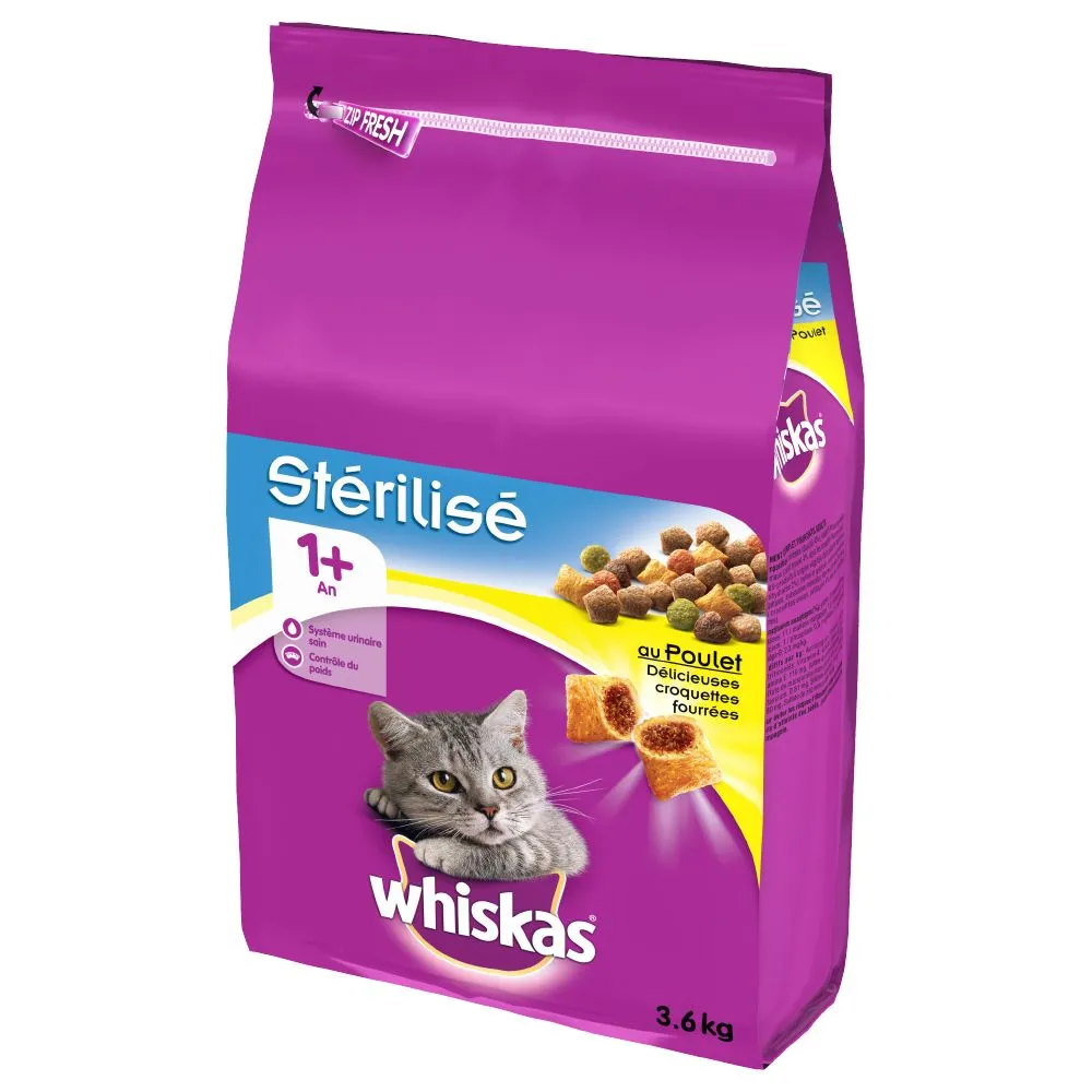 Whiskas 1+ Sterile Pollo - 14 kg