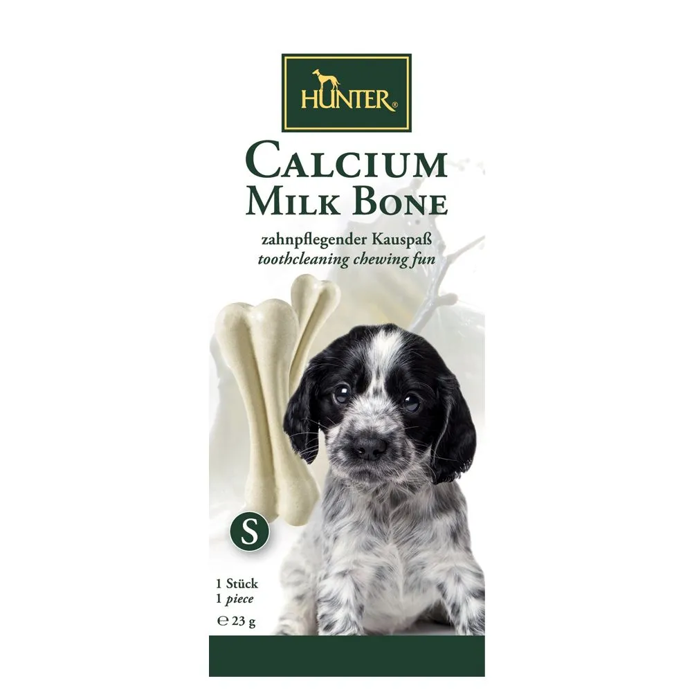 Hunter Calcium Milk Bone - 1 pz da 7,5 cm
