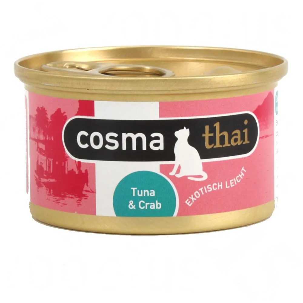 Cosma Thai in gelatina 6 x 85 g - 4 varianti assortite