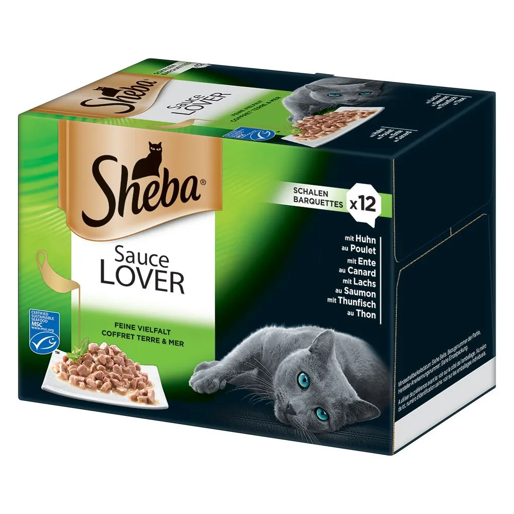 Provalo! Sheba vaschette 12 x 85 g - Selezione in Salsa