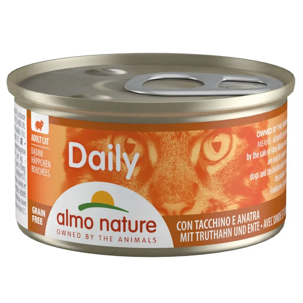 Almo Nature Daily Menu 6 x 85 g - Mousse con salmone