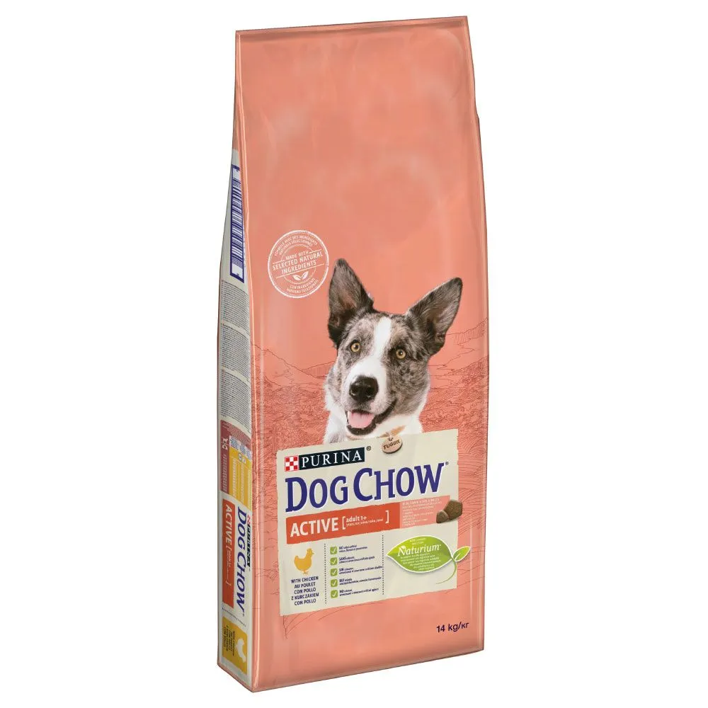 Purina Dog Chow Adult Active Pollo - 14 kg
