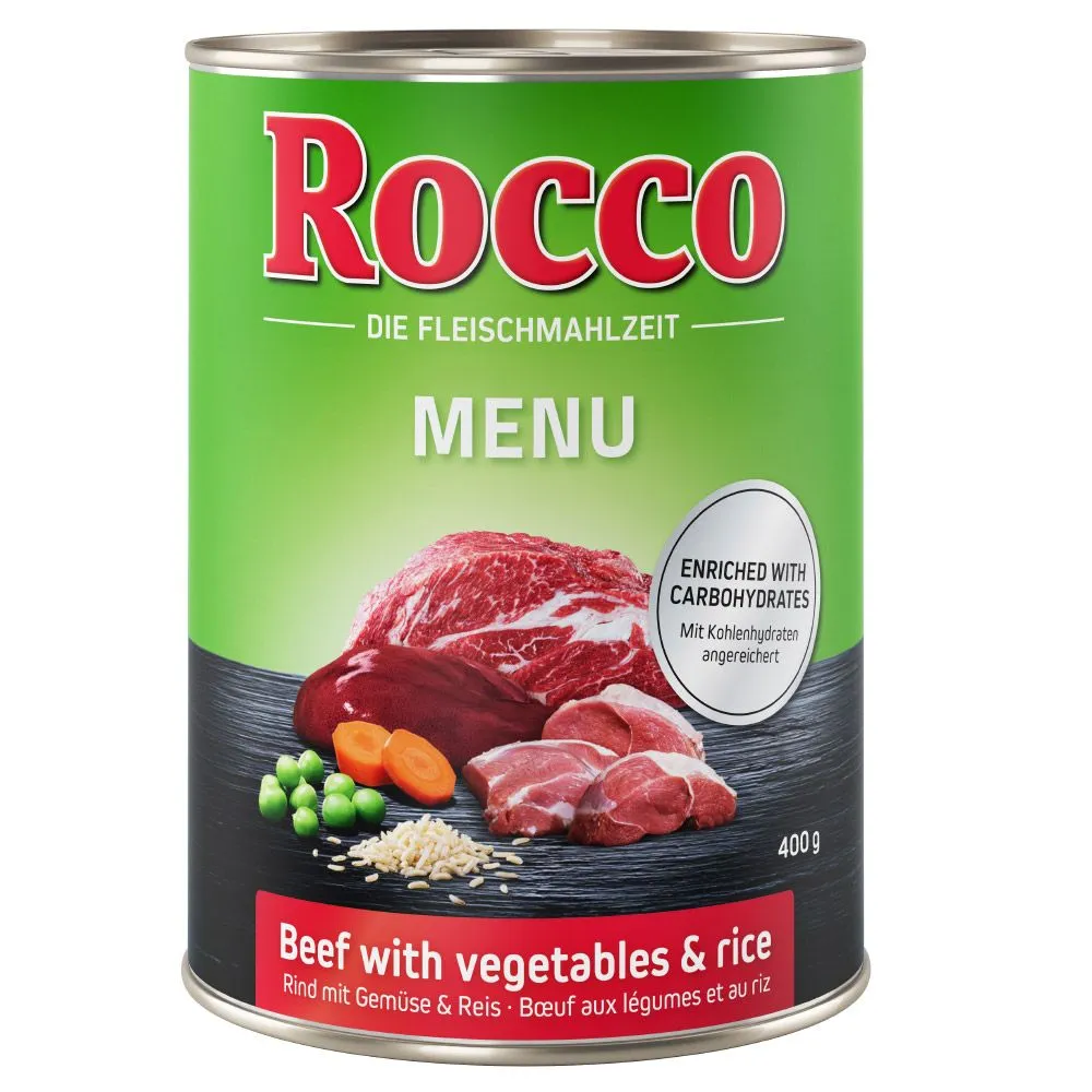 Rocco Menù 6 x 400 g - Agnello con Verdure e Riso