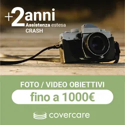 Assistenza estesa Covercare 2 anni Foto-Video Obiettivi fino a 1000€