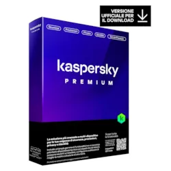 Kaspersky Premium + Supporto Cliente in Italiano- 3 Device, 1 Anno - Base Download Pack