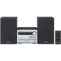 Mini Hi-Fi SC-PM250B CD / MP3, Lettore digitale, Radio - 20W - Argento