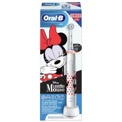 Spazzolino elettrico per bambini Oral-B Pro 3000 Minnie Ricaricabile 2 Modalità spazzolamento