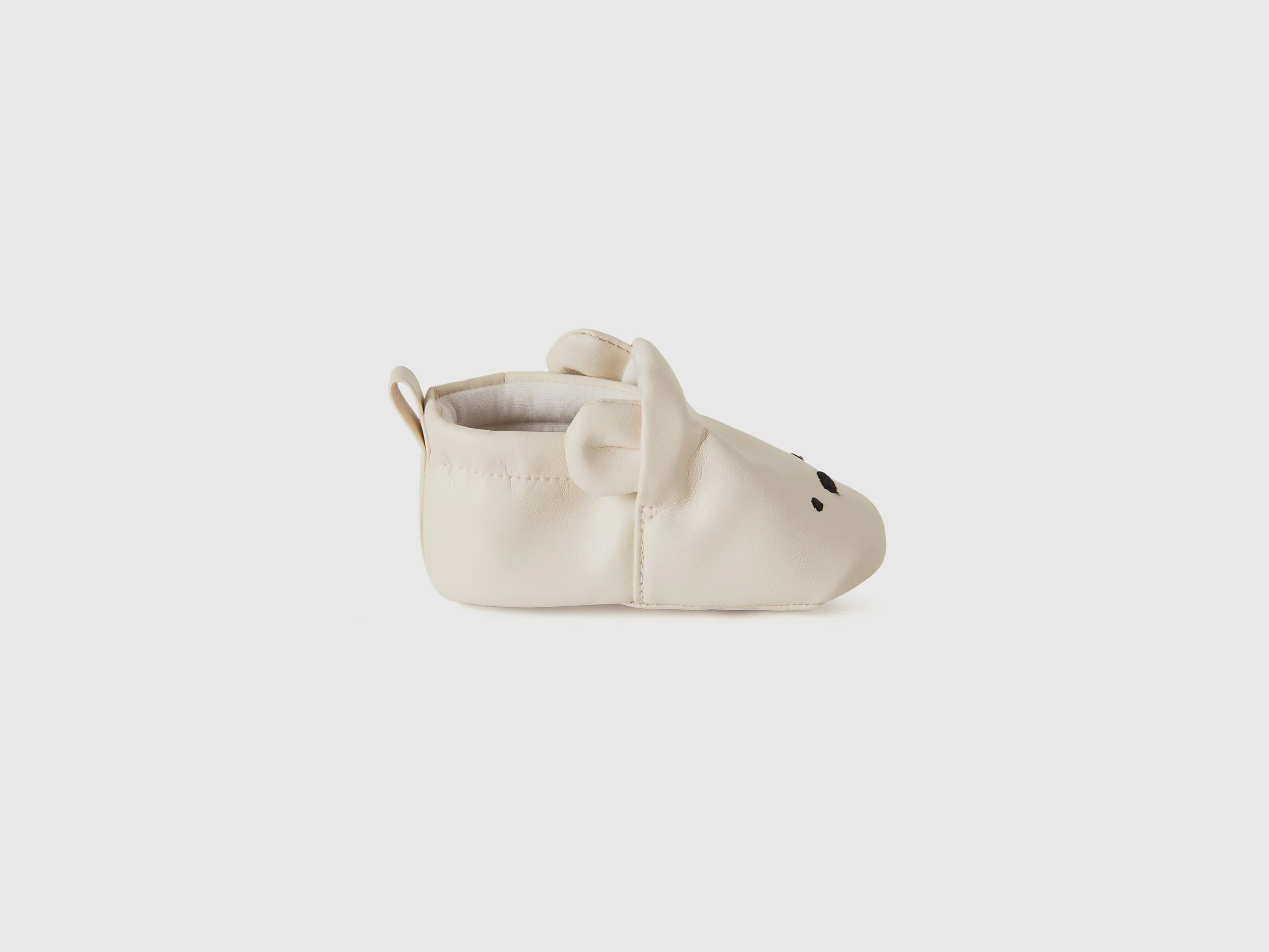 Benetton, Scarpine Animaletto, Bianco Panna, Bambini