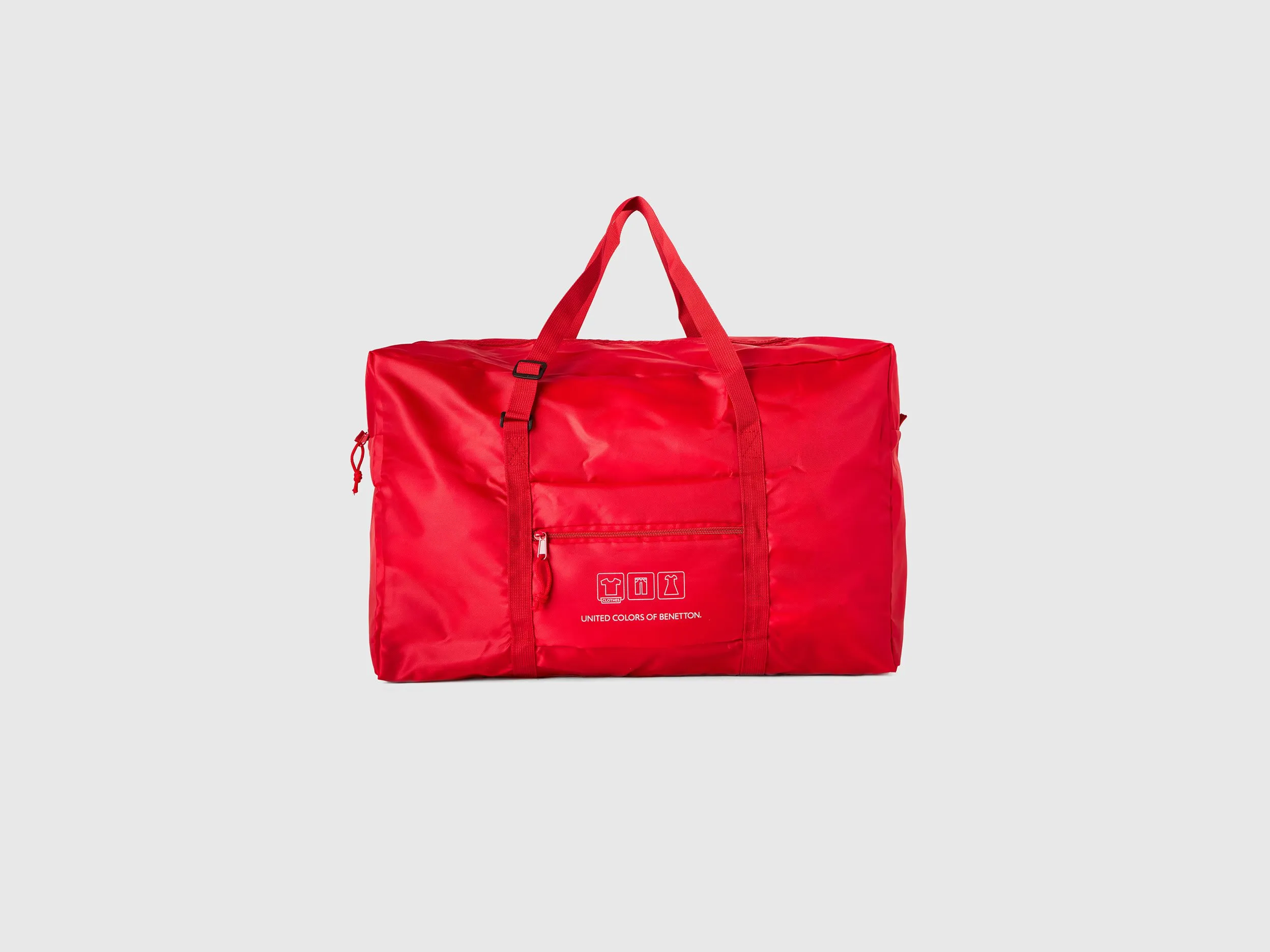 Benetton, Red Travel Bag, Rosso, Donna