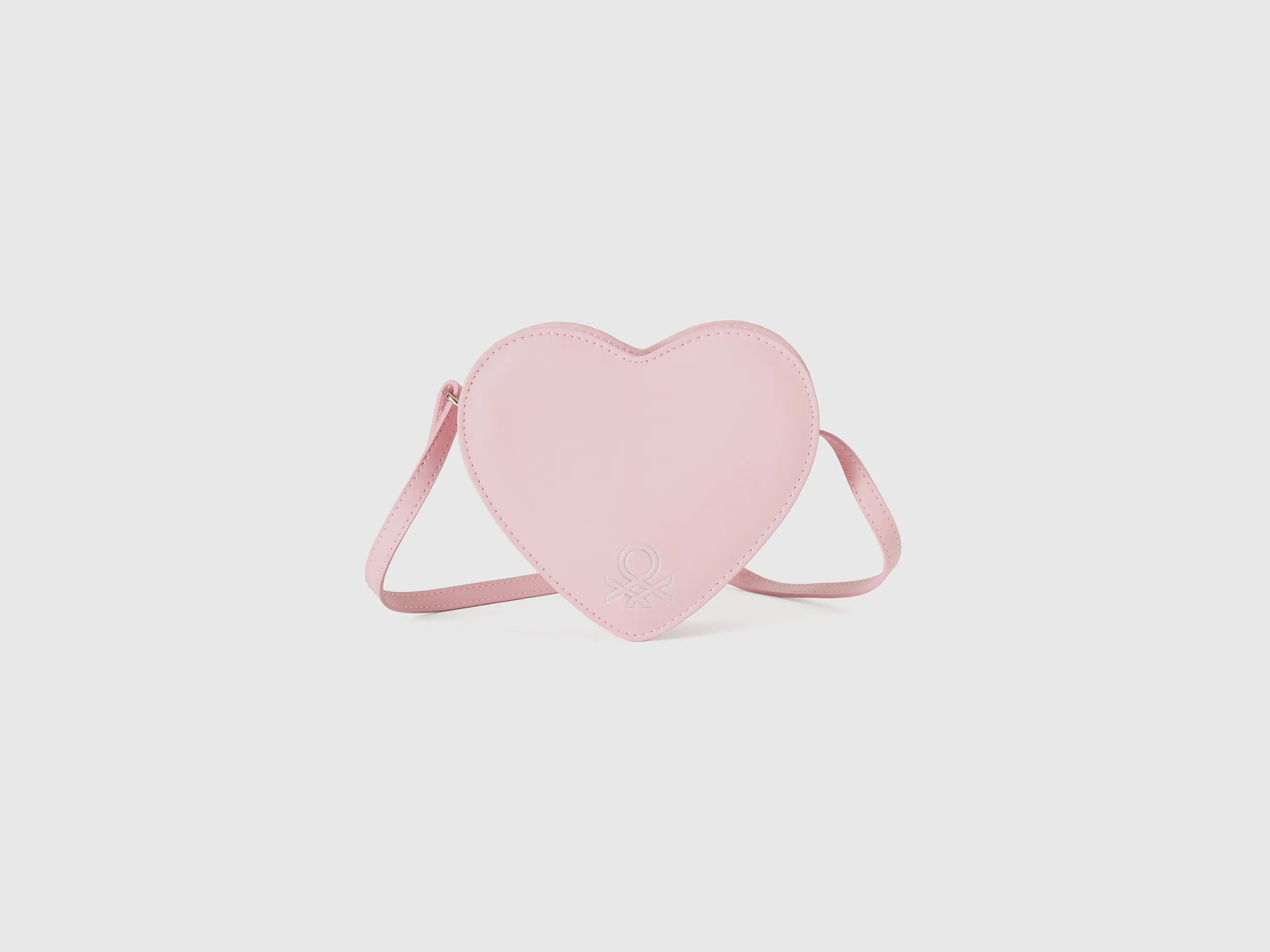 Benetton, Borsa A Tracolla A Forma Di Cuore, Rosa, Bambini