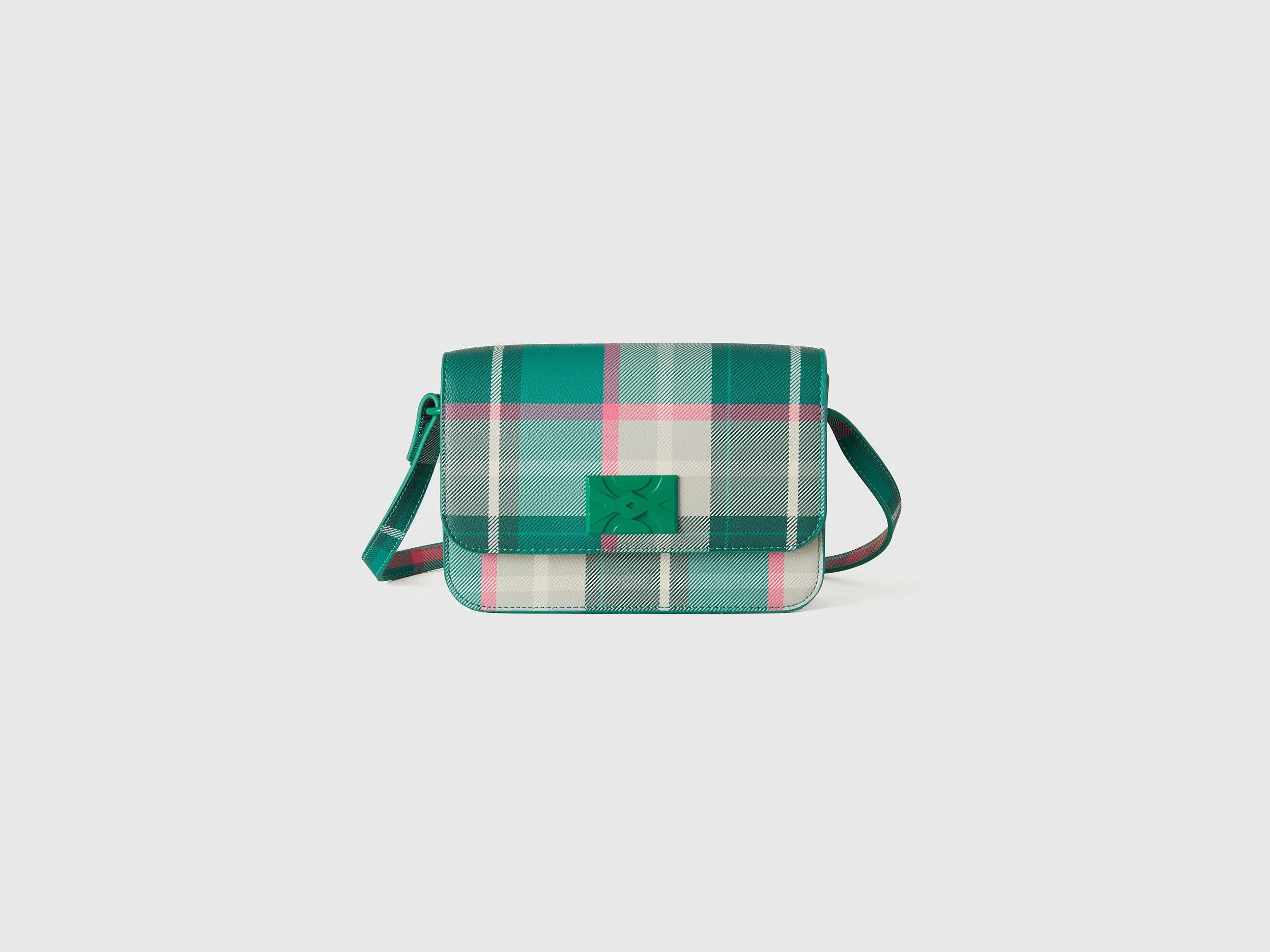 Benetton, Be Bag Tartan, Multicolore, Bambini