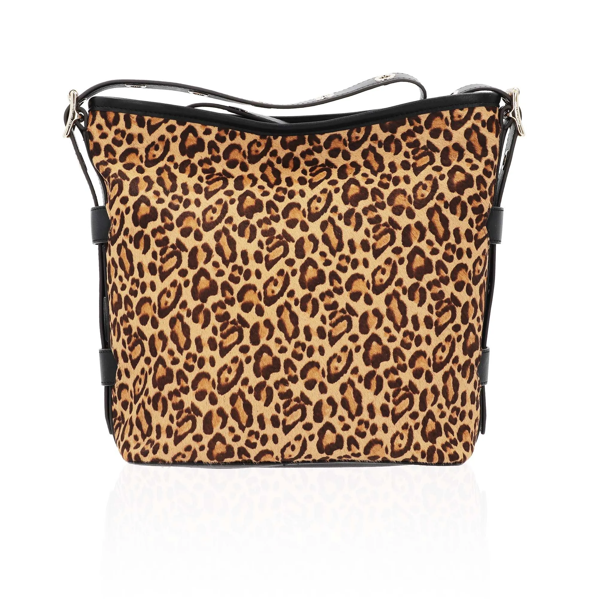 Borsa hobo a spalla in pelle Buckle Up