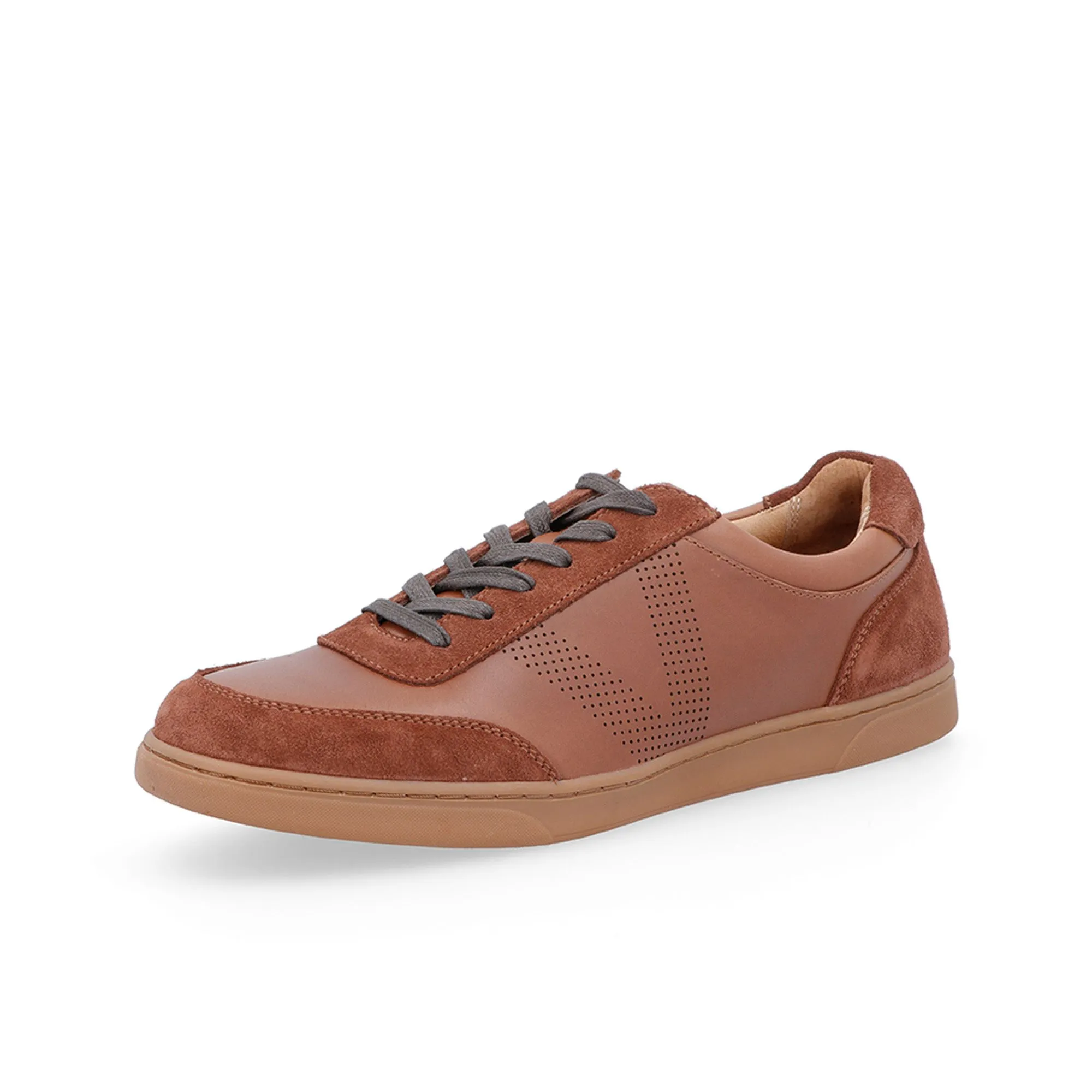 Sneaker uomo Brok in pelle con soletta ortotica