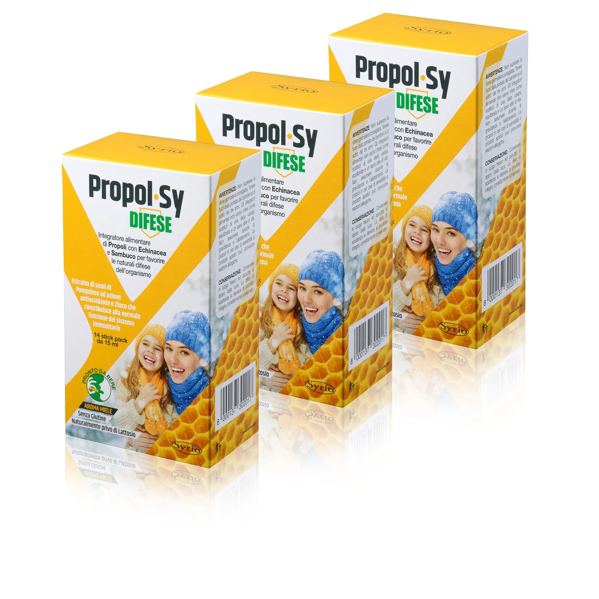 Propol-Sy Difese, integratore alimentare (3 x 14 stick pack)