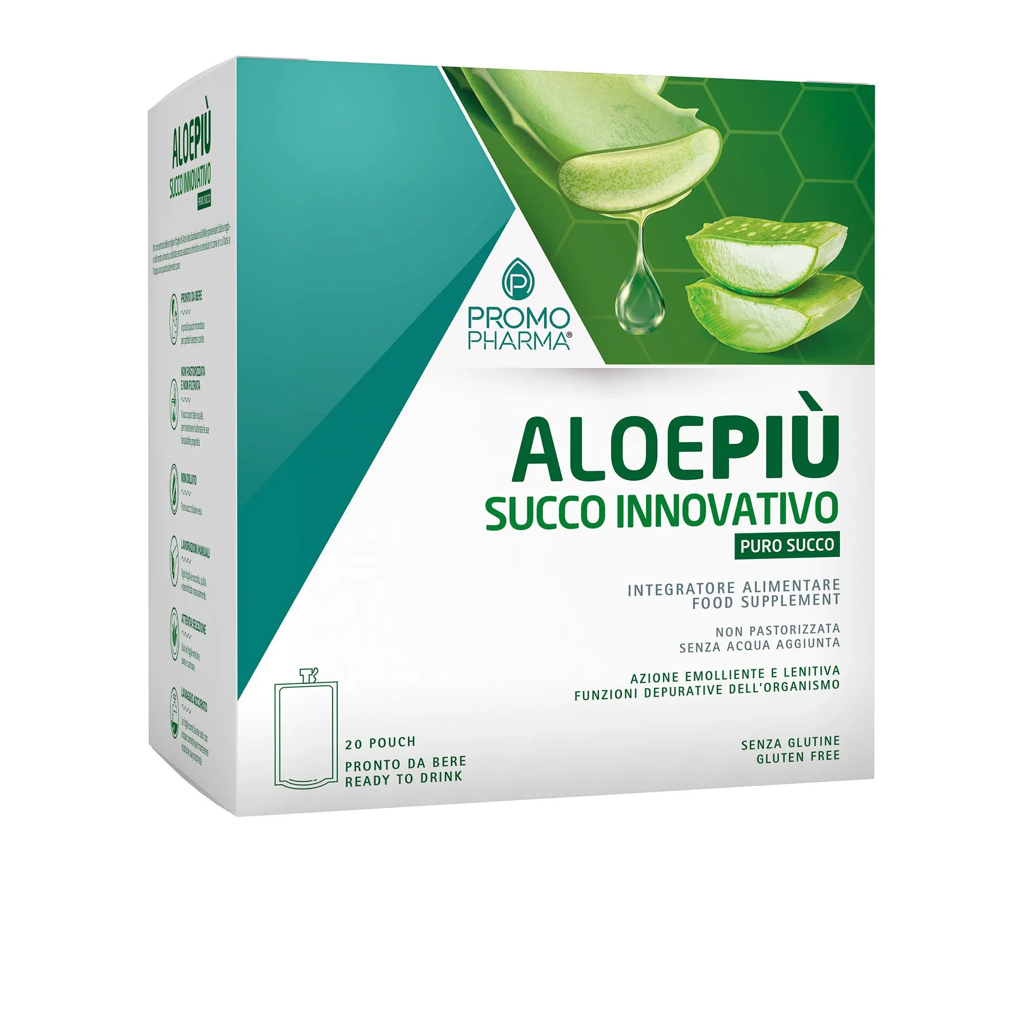 Aloe Più Puro Succo Integratore alimentare (20x50 ml)