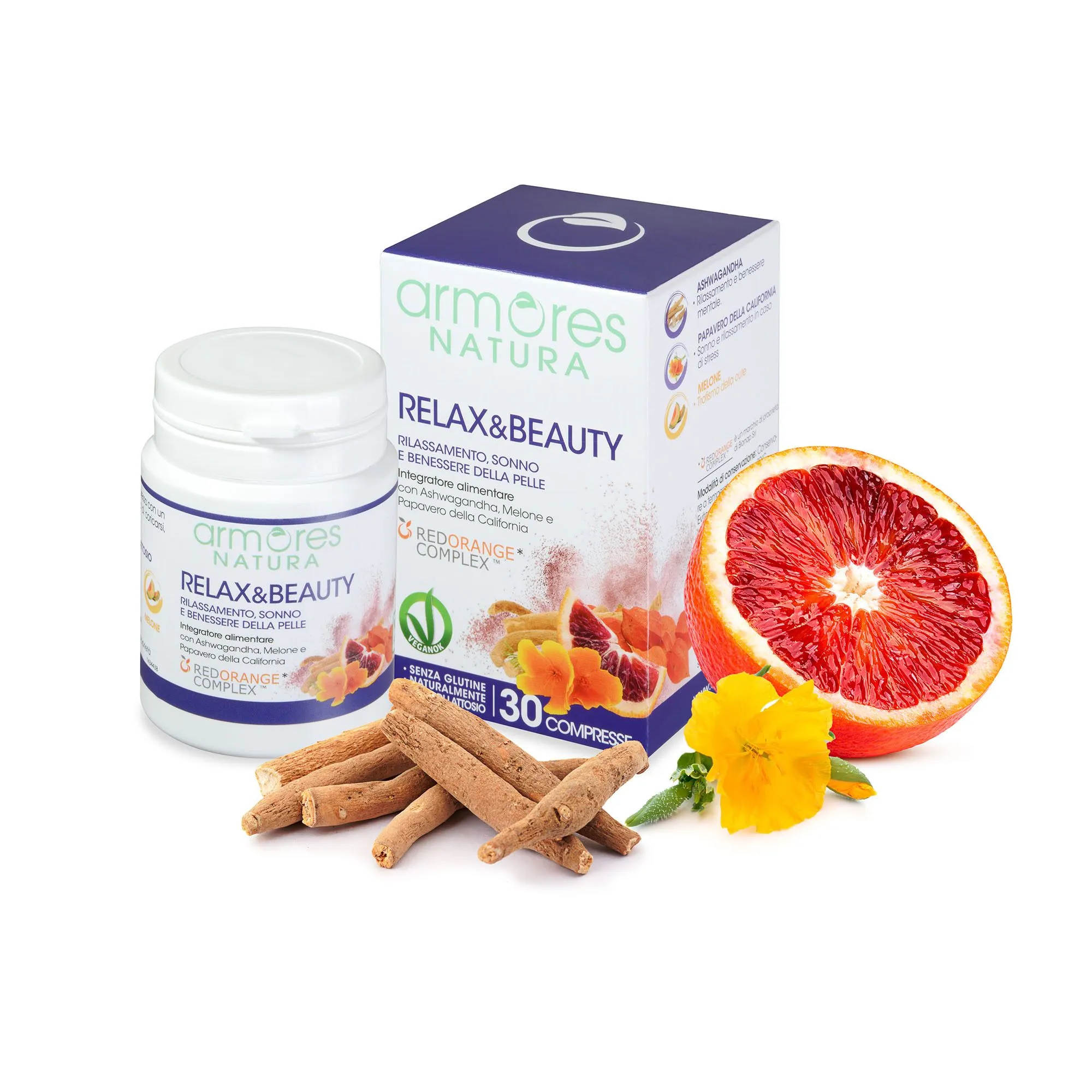 Relax&Beauty integratore alimentare relax e pelle (30cpr)