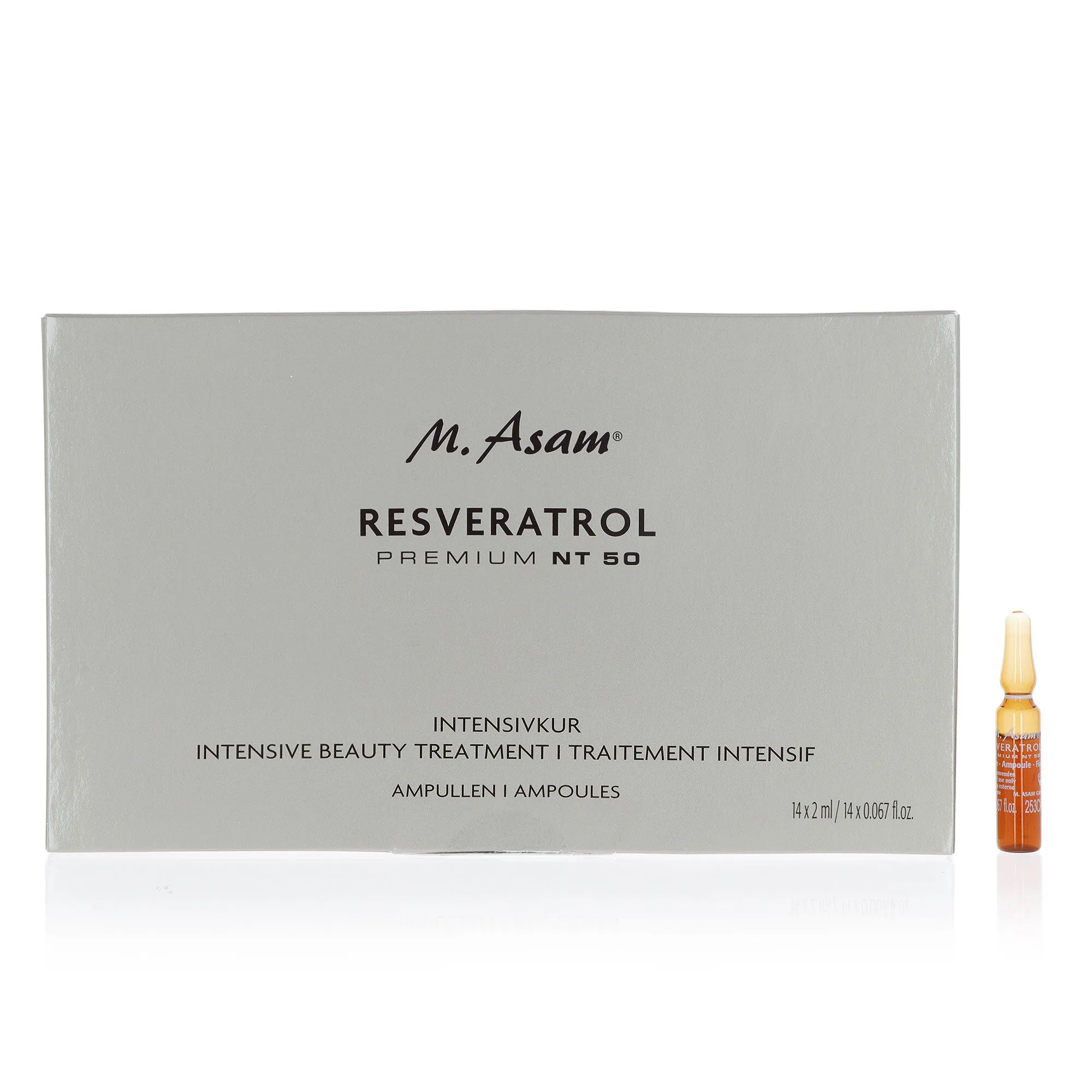 Resveratrol Premium NT50 trattamento cosmetico in ampolle