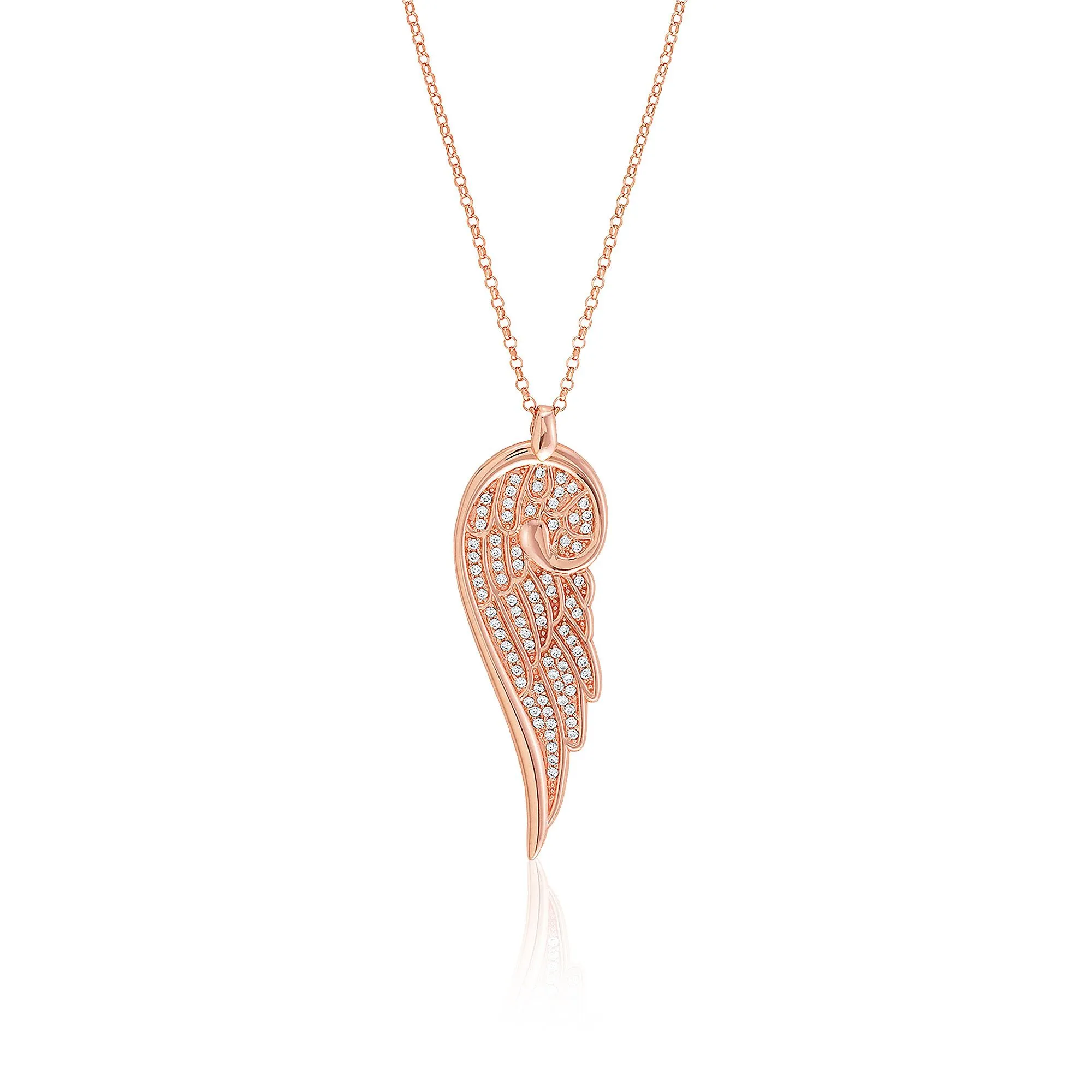 Angel collana in argento 925 placcato