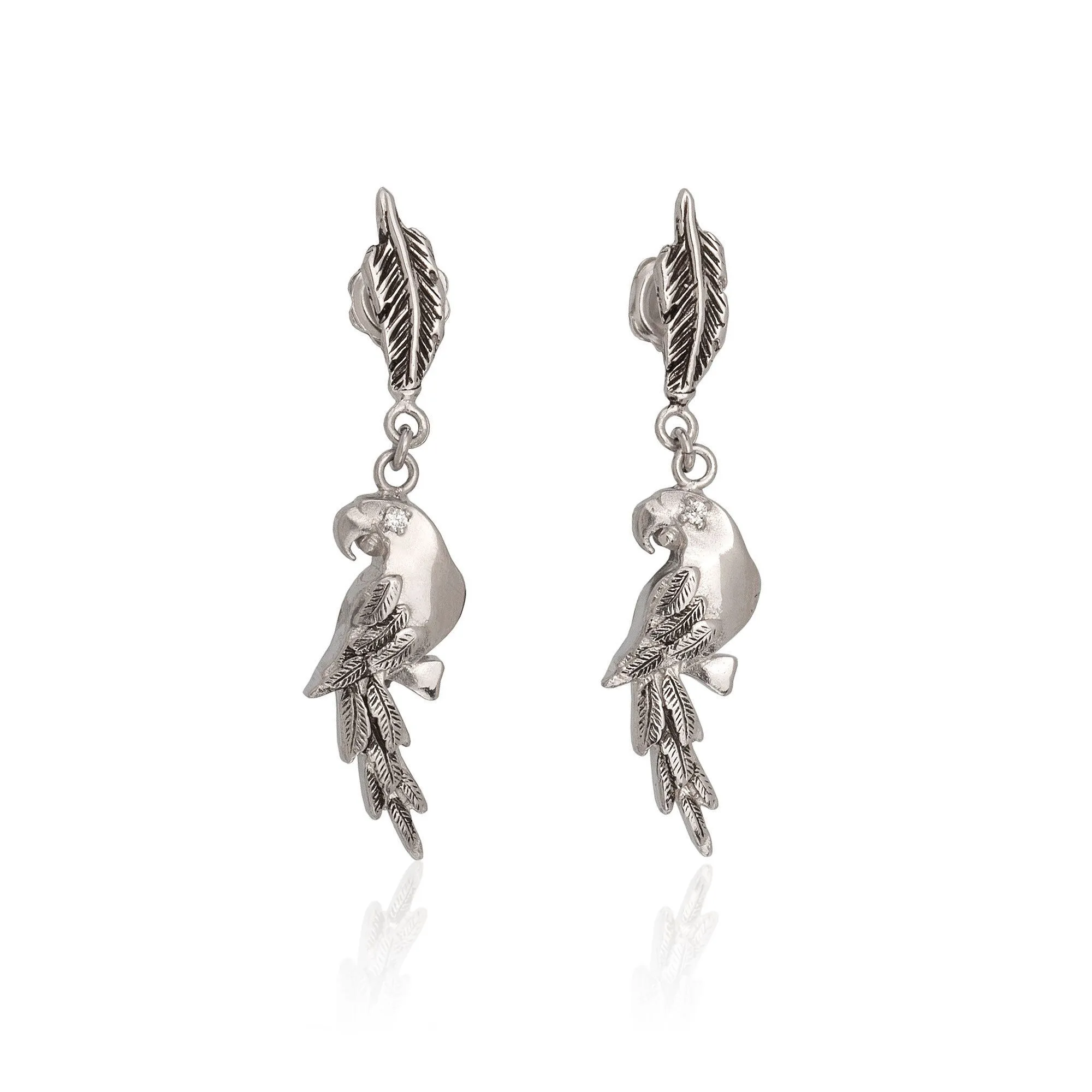 Orecchini pendenti in argento 925 design animali