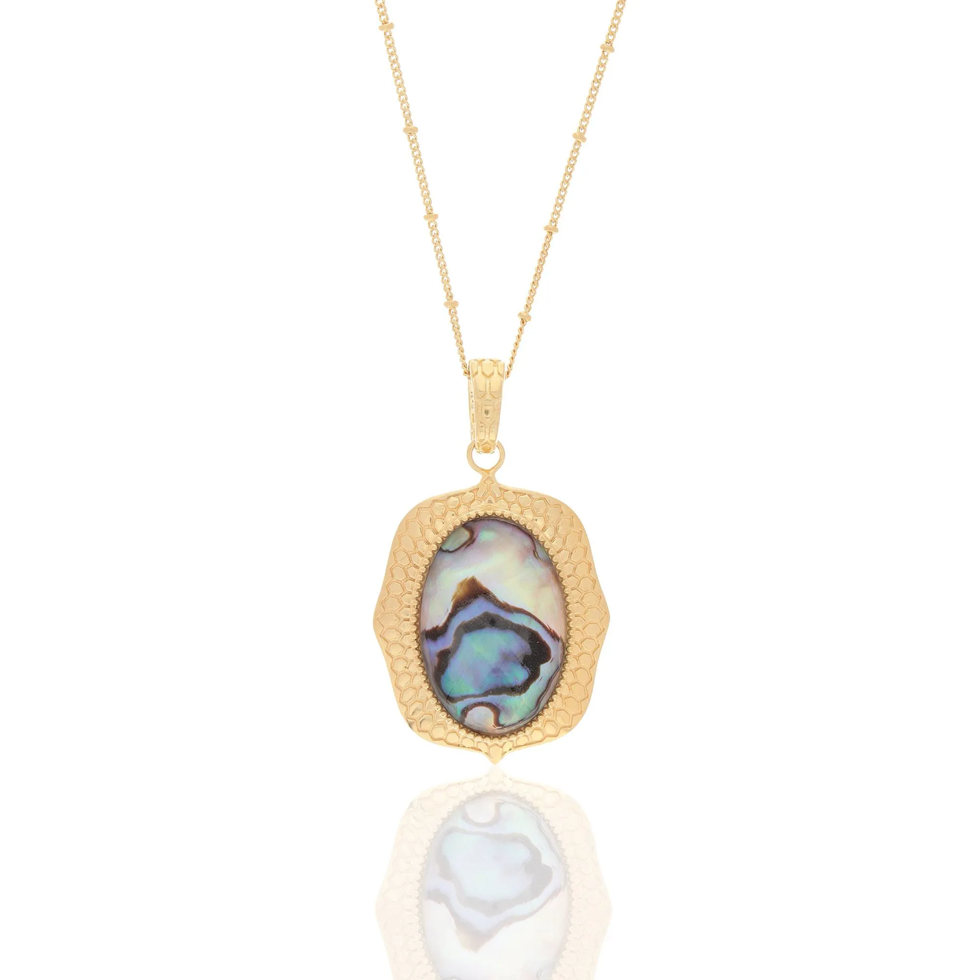 Collana argento 925 con abalone