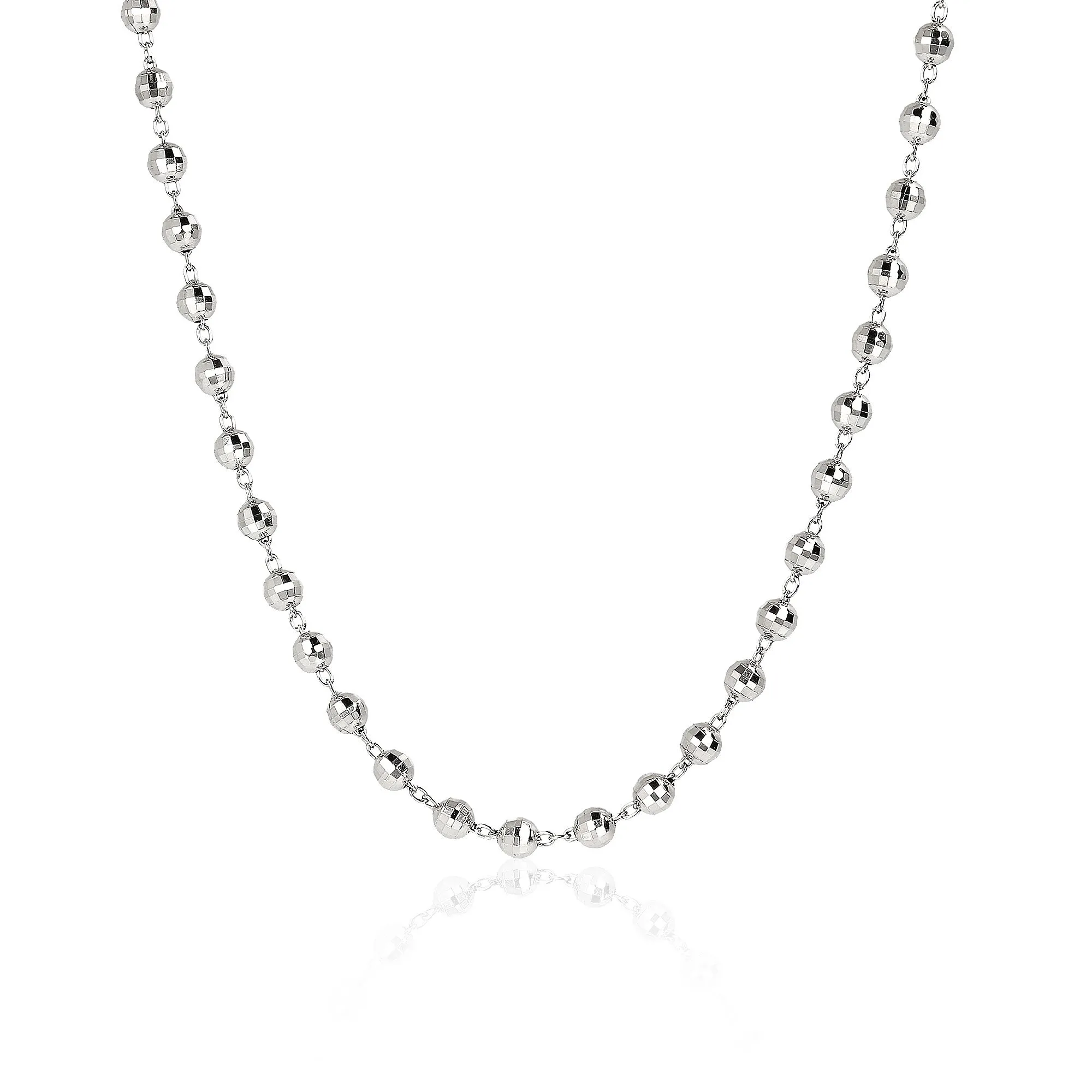 Collana in argento 925 placcato platino