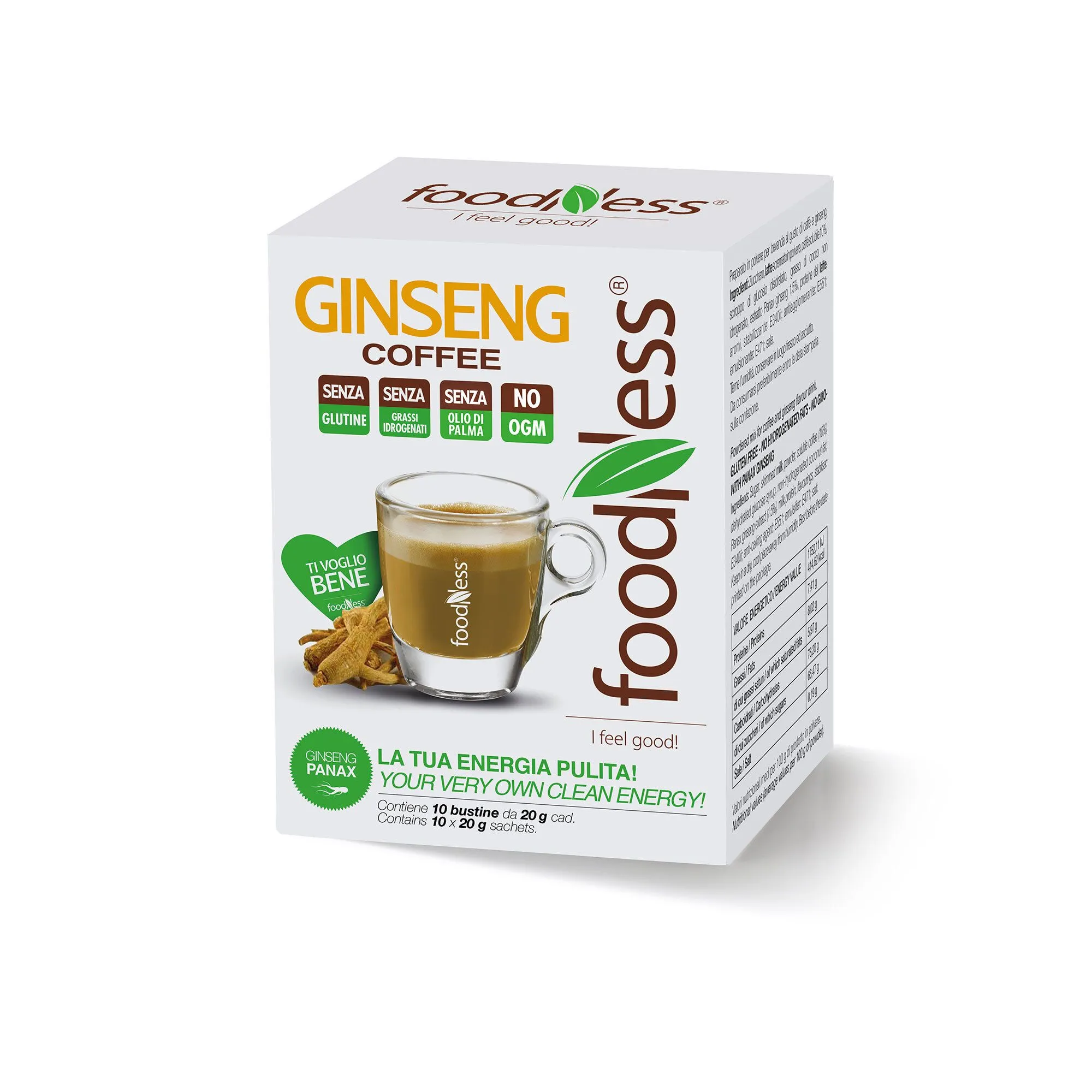 Set 3 box con Ginseng coffee o Golden Milk curcuma