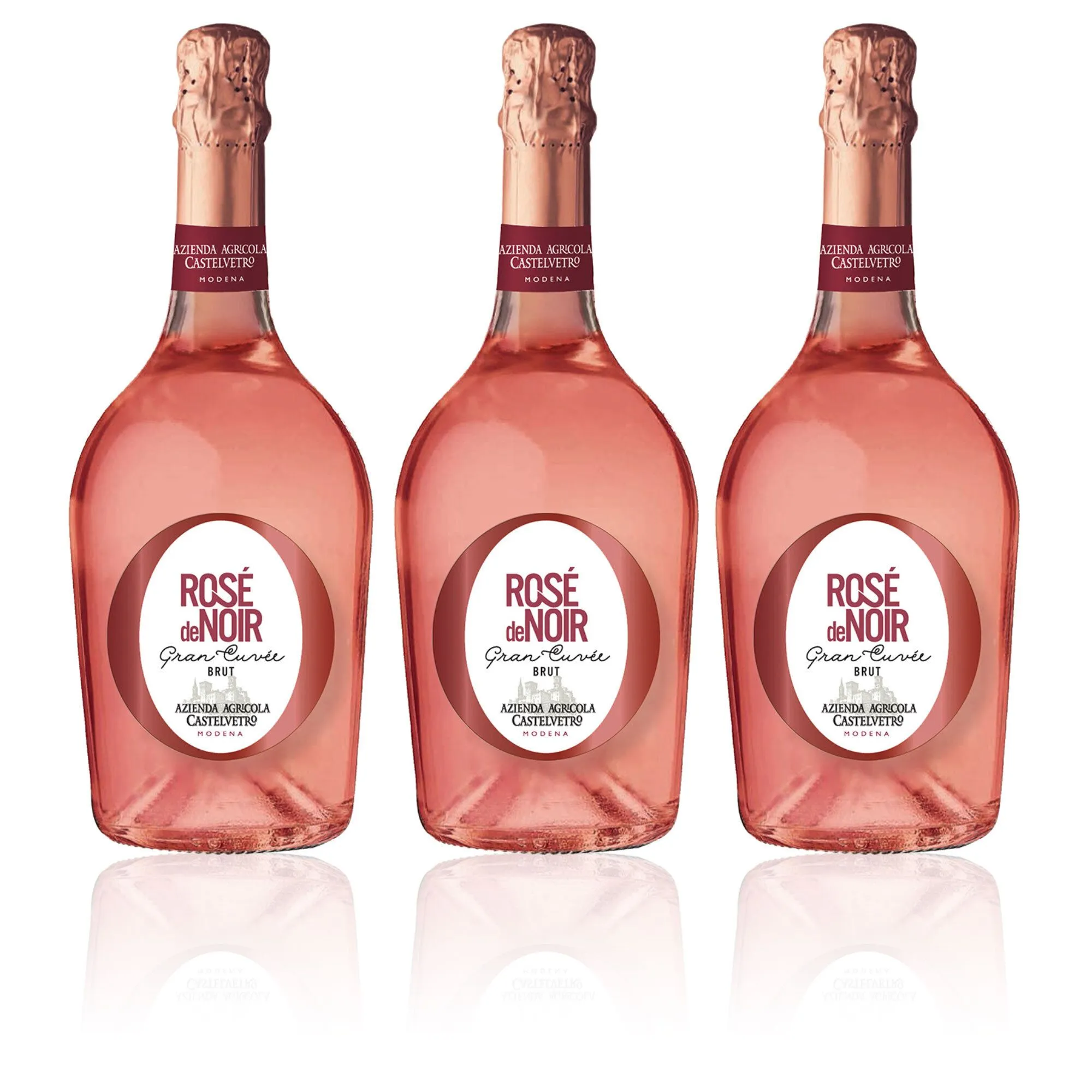 Vino spumante Rosé deNoir Brut 3 bottiglie