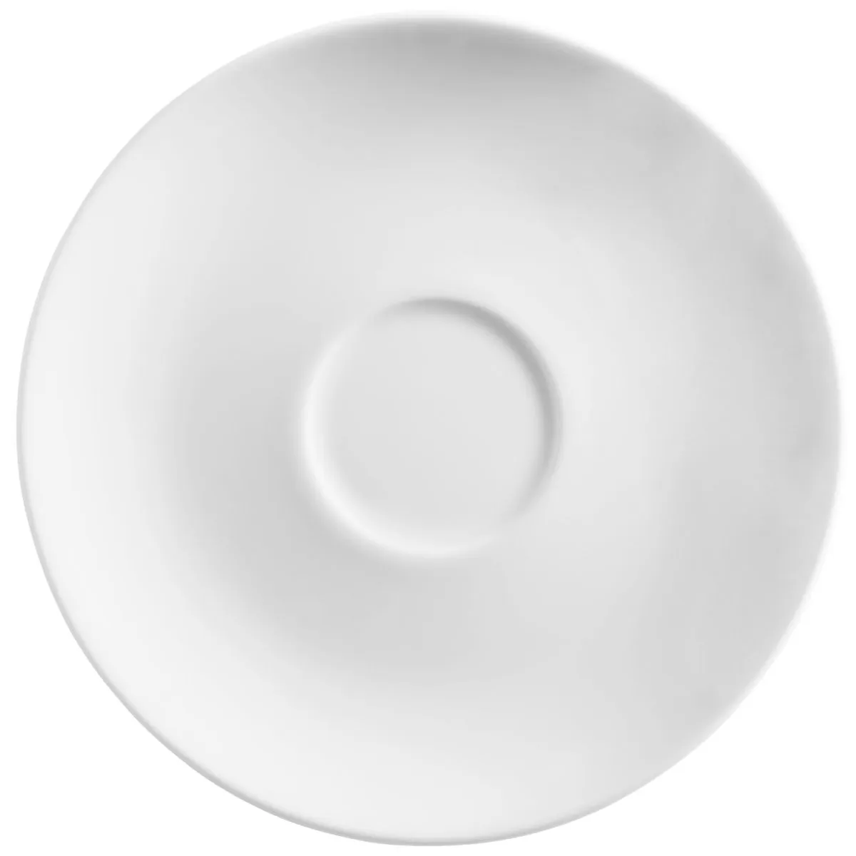 Piattino espresso Mixor VEGA; 12 cm (Ø); bianco; rotonda; 6 pz. / confezione