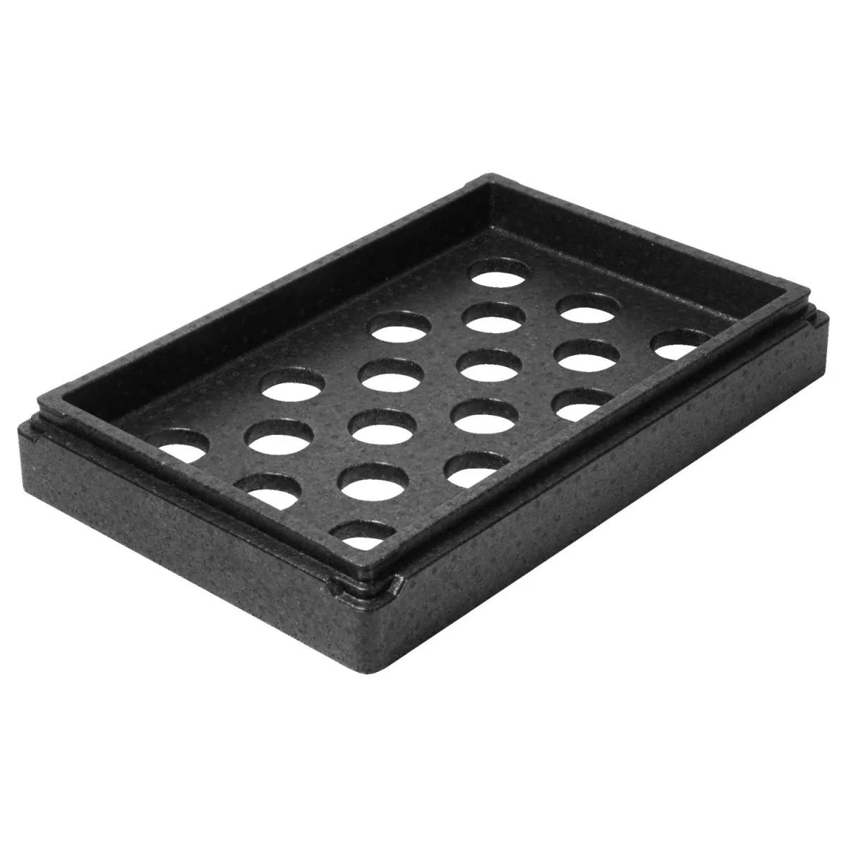 Supporto per blocchi refrigeranti per Thermobox Allround ; 68.5x48.5x8.5 cm (LxLxH); nero