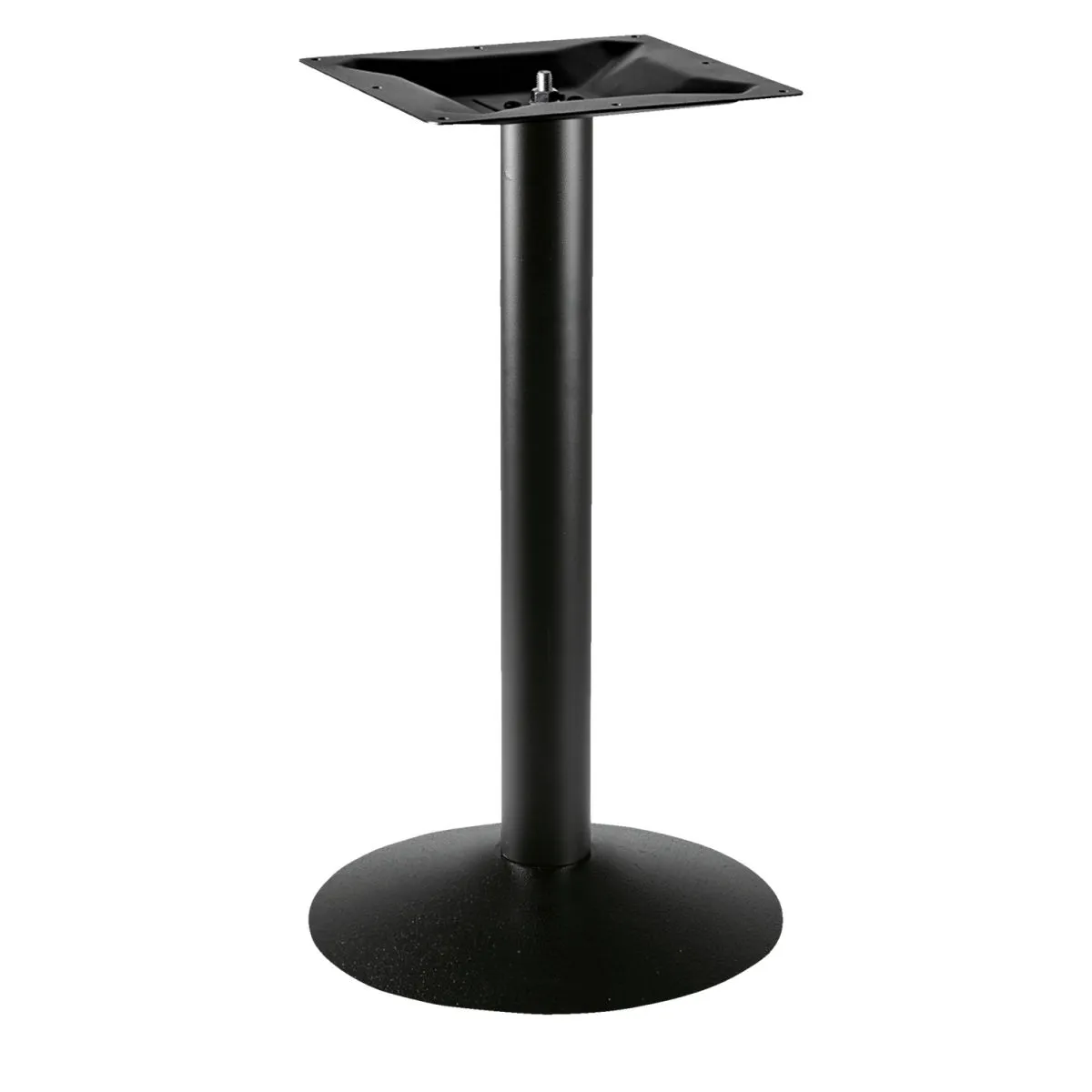 Base tavolo Rondo VEGA; 55x72 cm (ØxH); nero; rotonda