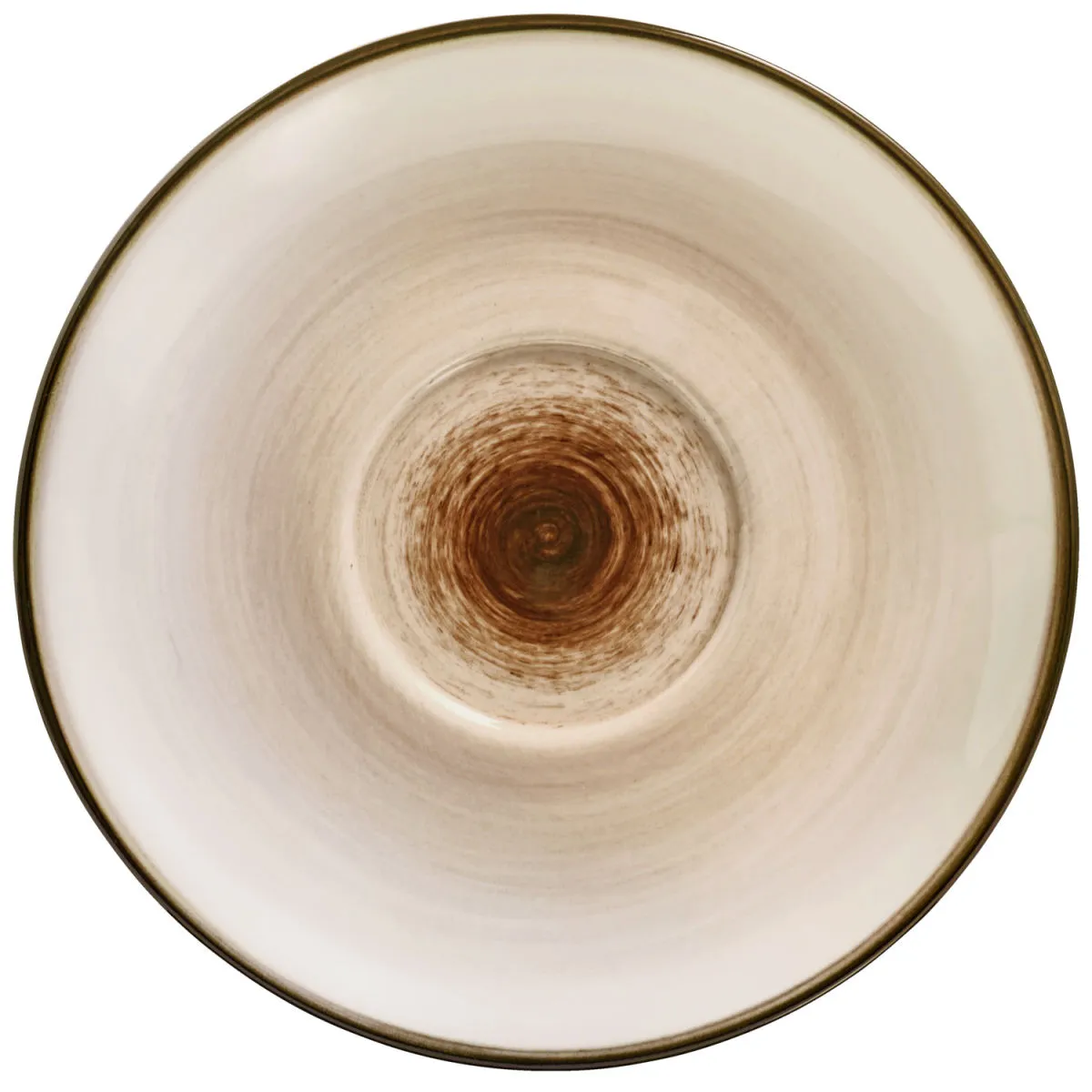 Piattino espresso Limaro VEGA; 11.5 cm (Ø); marrone; rotonda; 6 pz. / confezione