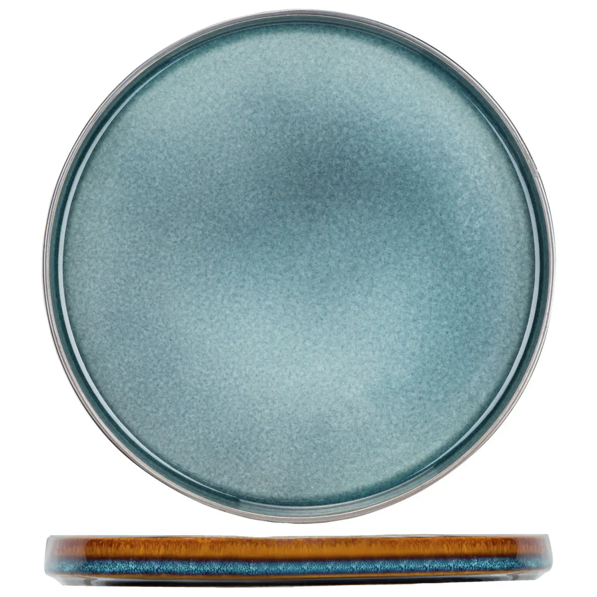 Piatto piano Quintana ; 22 cm (Ø); blu; rotonda; 6 pz. / confezione