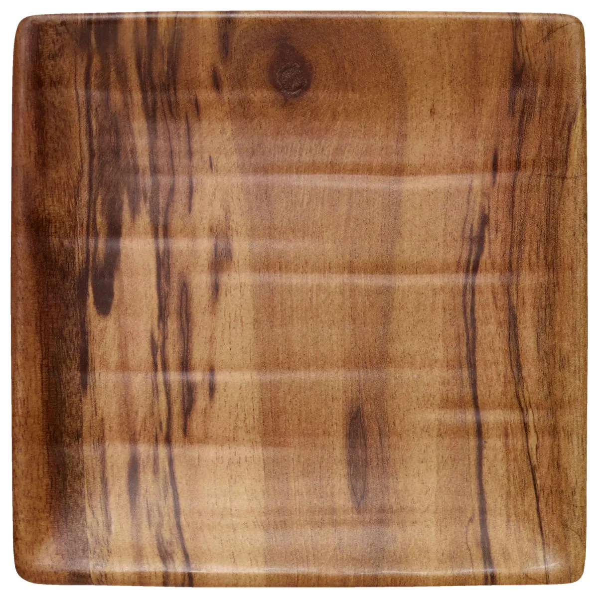 Piatto Grenada quadrato VEGA; 15x15x1.5 cm (LxLxH); acacia marrone; quadrata; 10 pz. / confezione