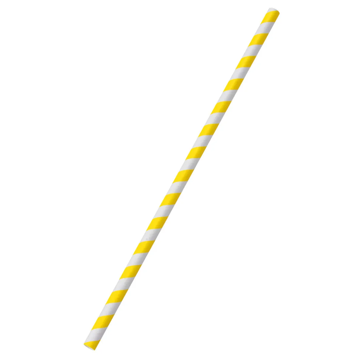 Cannuccia Spirale ; 0.8x25 cm (ØxL); giallo/bianco; 100 pz. / confezione